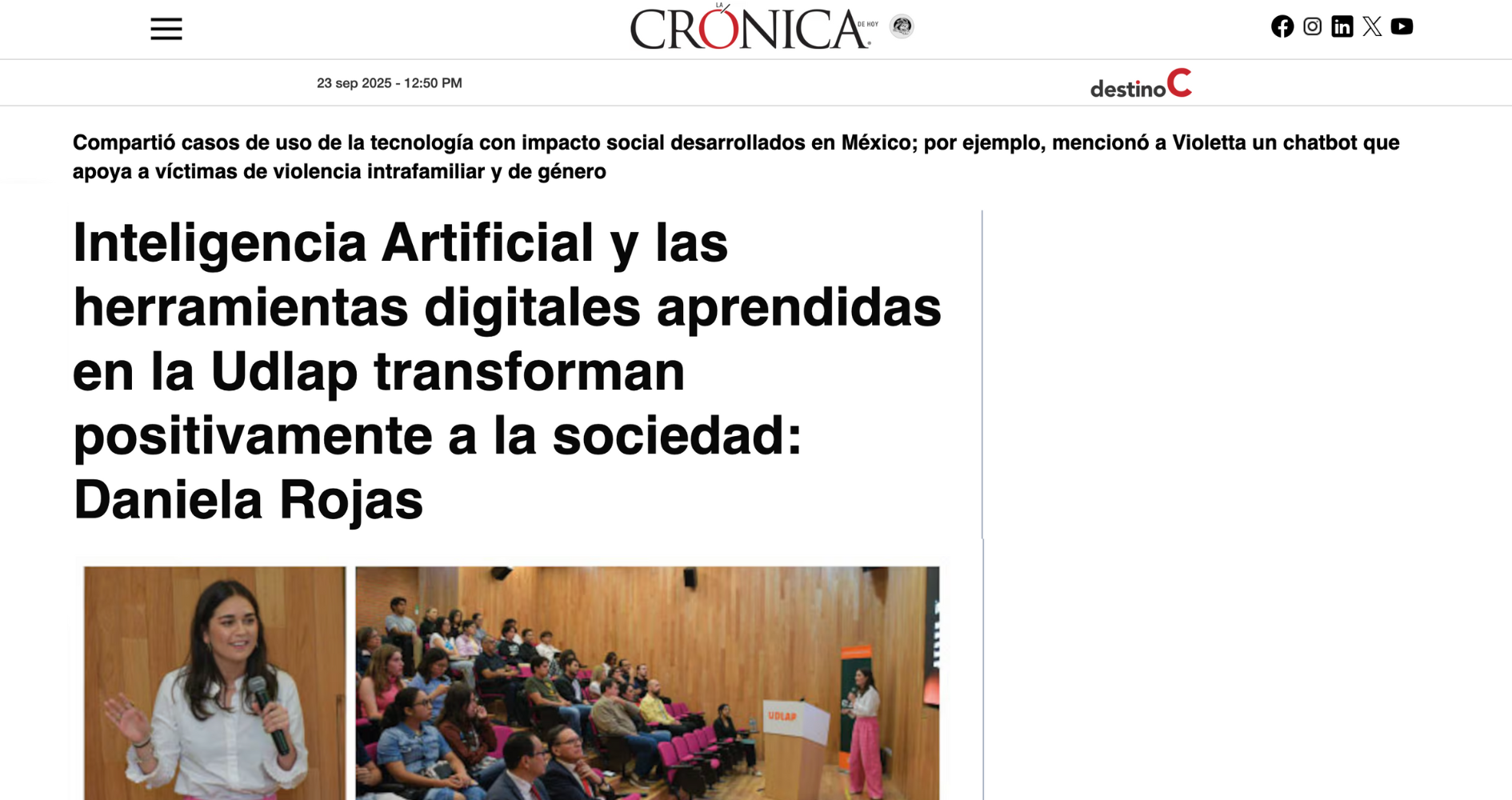 AI and Digital Tools Positively Transform Society: Daniela Rojas - Eon ...